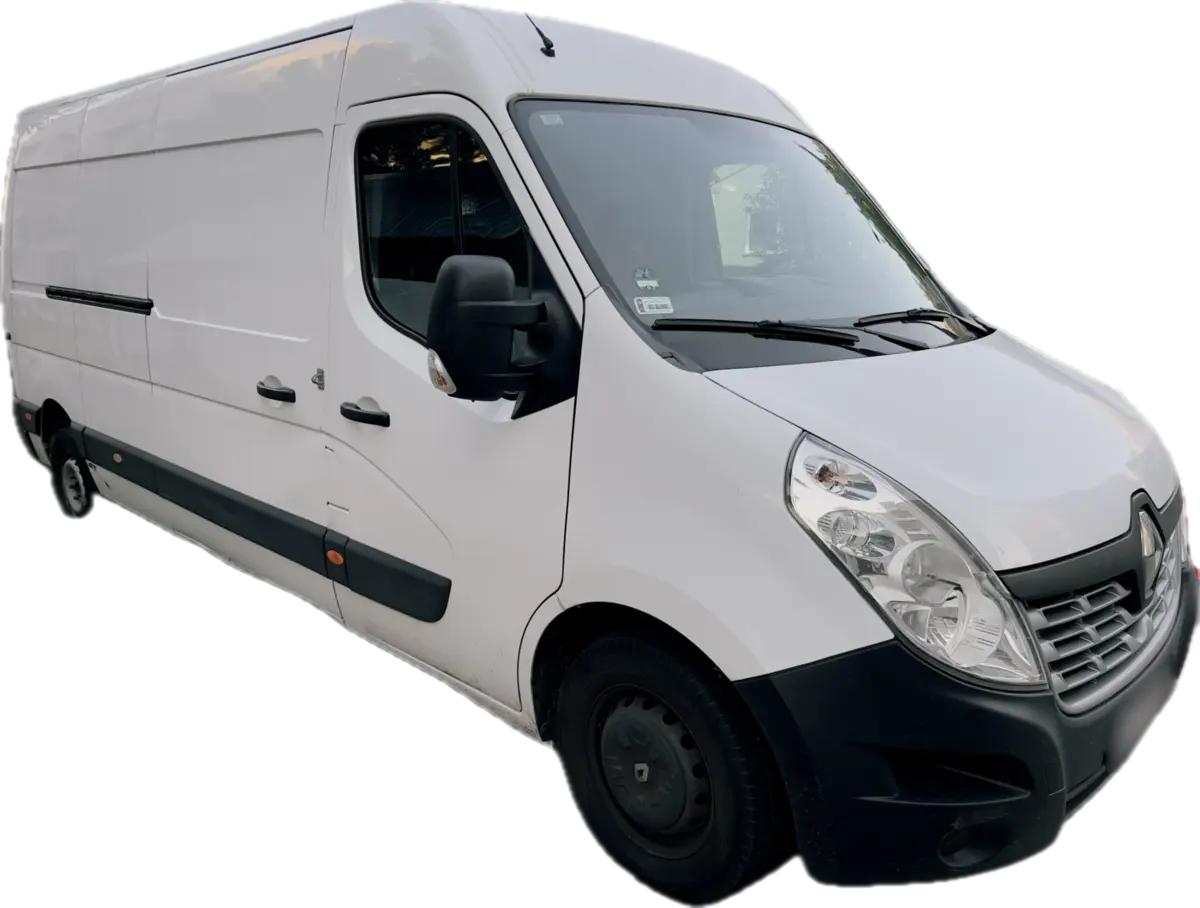 Renault Master panel van from the group fleet, number plates removed